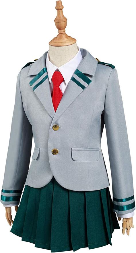 Buy Verycos Kids Ochaco Uraraka Cosplay Costume Outfit Tsuyu Asui ...