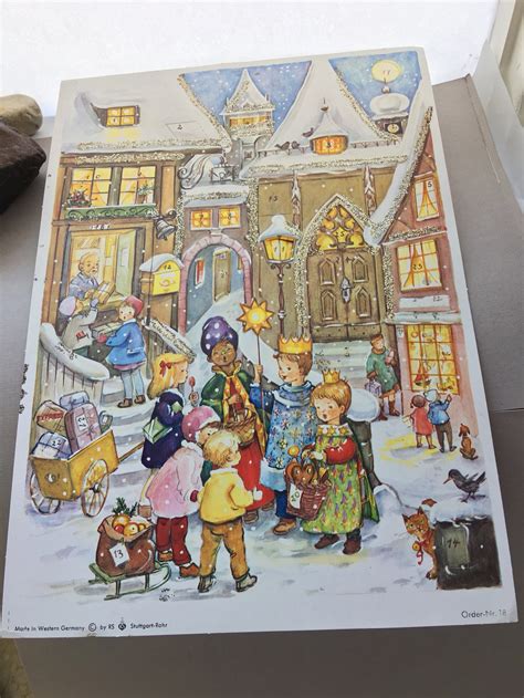 Traditional German Paper Advent Calendars | German Christmas Markets