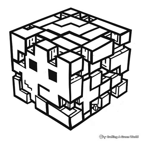Image result for Minecraft Grass Block Coloring Pages