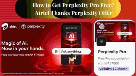 Image result for Airtel Perplexity Pro Offer Code