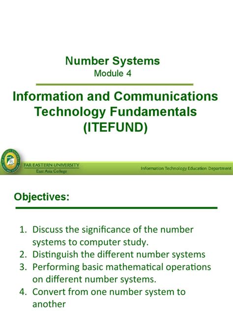 Image result for Module 4 Number Systems