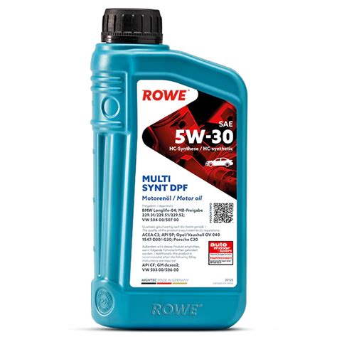 ROWE Hightec Multi Synt DPF SAE 5W-30 (1-4L) – Lubrycant