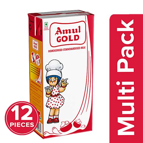 Buy Amul Gold Homogenised Standardised Milk Online at Best Price of Rs ...