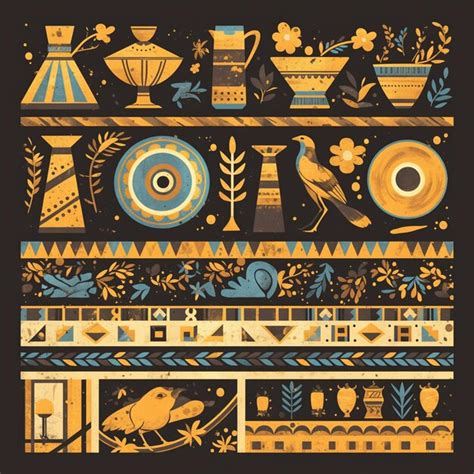 Patterns from emesa ancient rome | Premium AI-generated vector