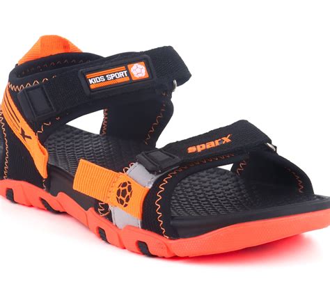 Sparx Black Sandals for Kids SS-641 | Sandals & Slippers Online ...