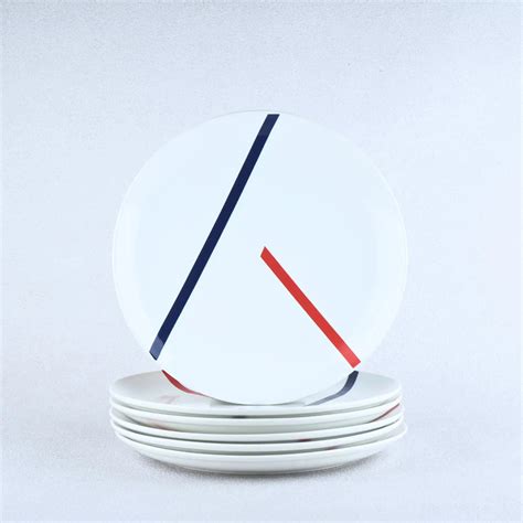 TAMO Premium Ceramic Dinner Plates Set of 6 | BlackCarrot