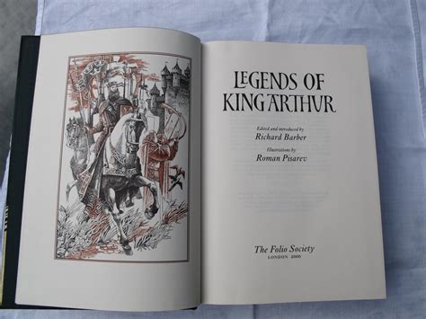 Legends of King Arthur by BARBER, Richard: Near Fine Hardcover (2000 ...