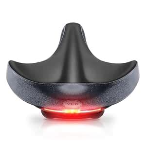 YLG Oversized Bike Seat with Taillight - Oversized Comfort Bike Seats ...