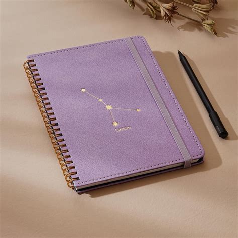 Buy Corsica Zodiac Cancer Hard Cover A5 Notebook from Corsica by Home ...