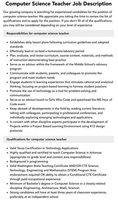 Computer Science Teacher 的图像结果