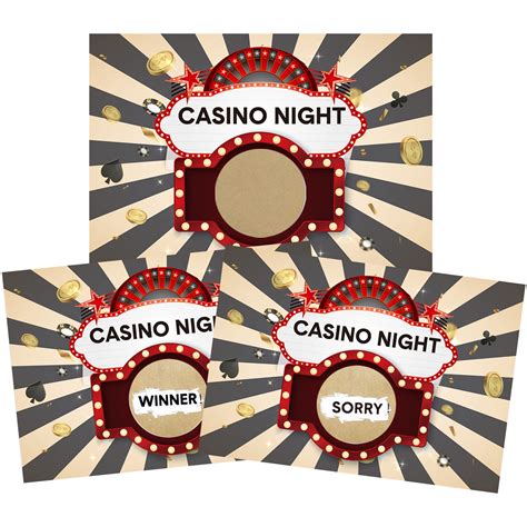 Amazon.com: Colarr 150 Pack Casino Theme Party Decorations Scratch Off Cards Casino Games ... - how to make scratch off tickets