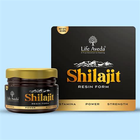 Pure Shilajit Resin for Energy, Strength & Wellness | Life Aveda
