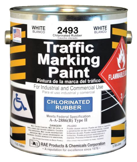 RAE, Pour Paint Dispensing, White, Traffic Zone Marking Paint - 3EHG5 ...