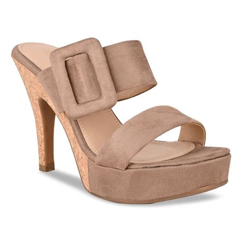 ROCIA By Regal Beige Women Smart Buckled Stilettos : Amazon.in: Fashion