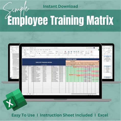 Image result for Training Matrix Sample Excel