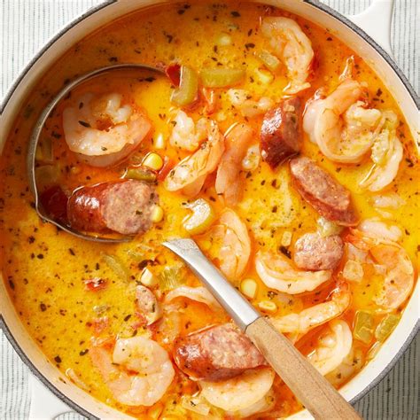 Shrimp and Sausage Soup Recipe