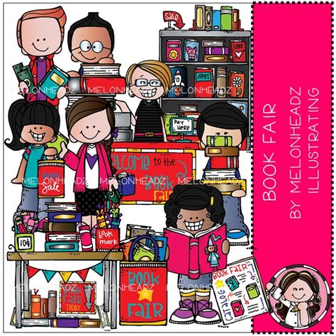 Book Fair Clip Art - Combo Pack - Etsy