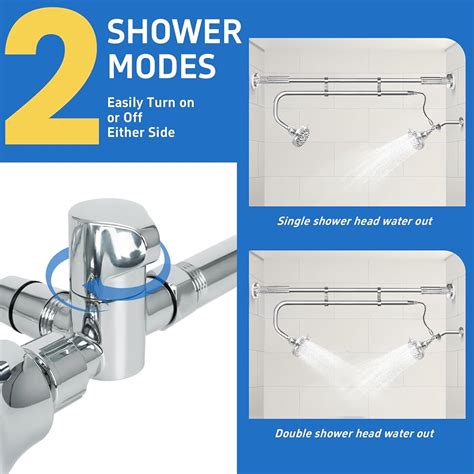 OURBAOFU Tandem Shower Heads, Double Shower Head for Couples, India | Ubuy