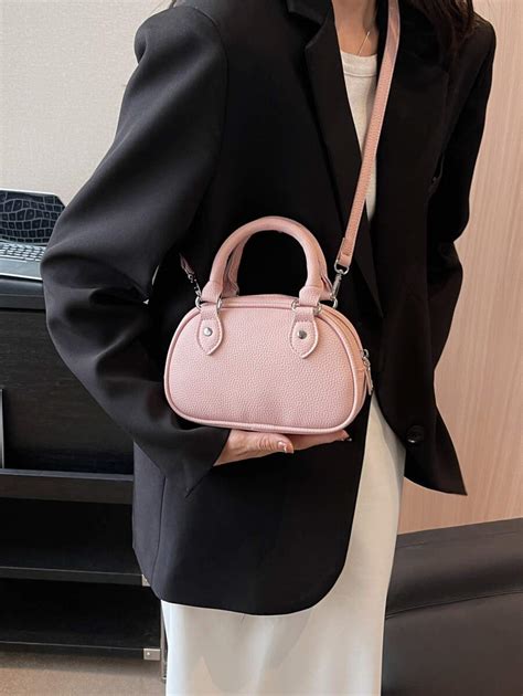 Mini Litchi Embossed Dome Bag | SHEIN USA