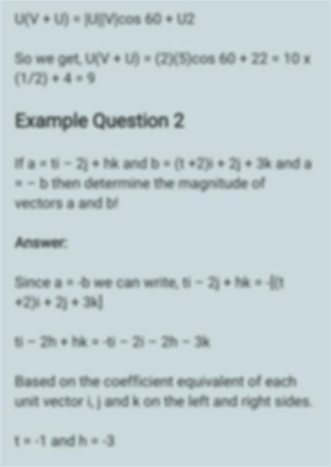 Image result for Vector Problems and Solutions Math
