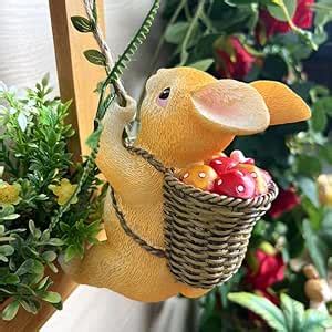 HASTHIP® Cute Resin Climbing Bunny, Climbing Rabbit Tree Hugger ...