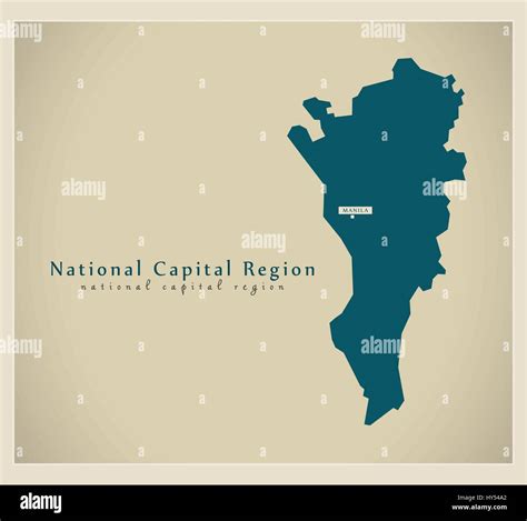 Modern Map - National Capital Region PH Stock Vector Image & Art - Alamy