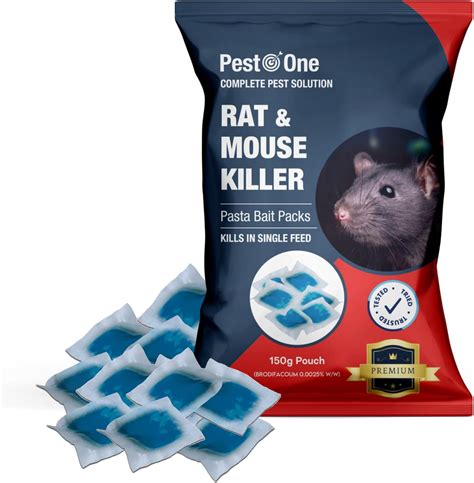 Pest-Stop Super Rat & Mouse Killer Sachets - Baits for Mouse Rat - Mice ...