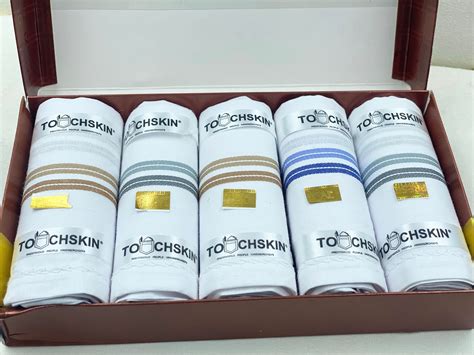 Zinc Premium Blended Cotton Handkerchiefs (Pack of 5) – Touch Skin - a ...