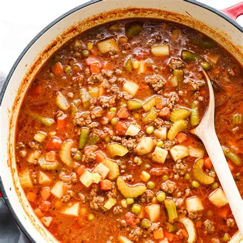 Easy & Delicious Ground Beef Vegetable Soup Recipe - Good Taste of Home