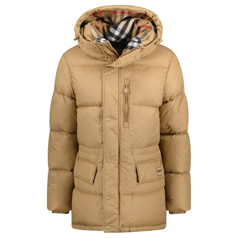 BURBERRY HAWORTH MID LENGTH PUFFER JACKET BEIGE – AffluentAttire