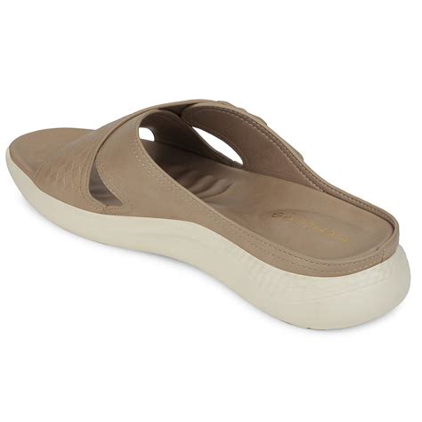Buy Healers Cream Casual Flat Sandal For Women ZQ-DM-02 By Liberty