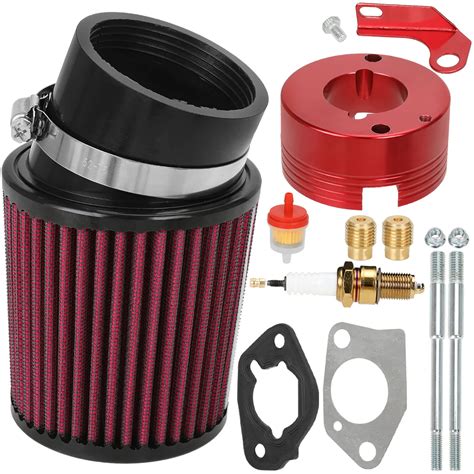 Buy GREHUA Upgrade Air Filter Adapter Jet Kit for Predator 301cc 420cc ...