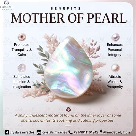 Crystals Miracles on Instagram: "Mother of Pearl 🌸 Discover the unique ...