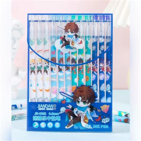 Buy Genshin Impact Gel Pen - Set of 12 Online In India