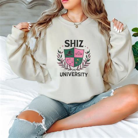 WICKED Shiz University Crest Women Sweatshirt | College Shield Crewneck ...