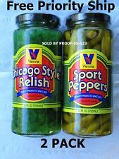 Buy 1 VIENNA BEEF Sport Peppers & 1 Neon Green Chicago Style Hot Dog ...