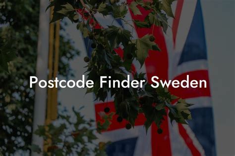 Image result for Sweden Postal Code