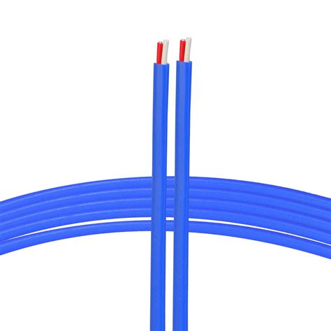 uxcell K Type Thermocouple Wire 2x0.5mm Stranded Wire Blue PTFE ...