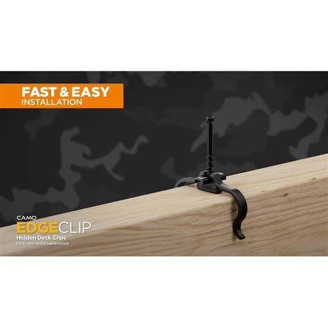 CAMO Edge Clip 1.75-in 316 Stainless Steel Hidden Deck Fastener 250-sq ...
