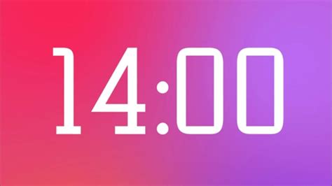 14 Minute Timer Countdown - Colorful - YouTube