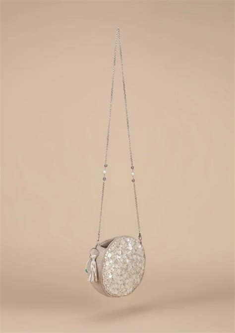 Mother of Pearls Studded Crossbody Bag For Women | IshqMe
