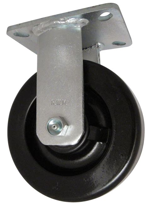 RWM Casters 46-DUR-0620-S-41RT 46 Series 7-1/2" High, 6" Durastan Wheel ...