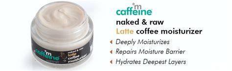 Mcaffeine Naked & Raw Latte Coffee Moisturizer 50 ml | Coffee with Shea ...