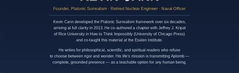 Platonic Surrealism: A Modern Framework for Meaning Beyond Science and ...