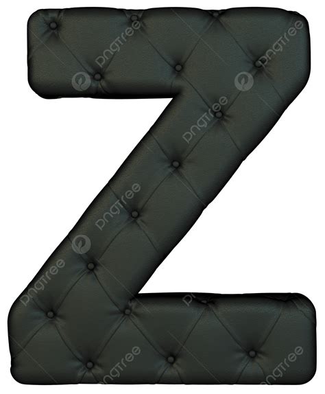 Luxury Black Leather Font Z Letter Modern, Leather, Luxury, Quality PNG Transparent Image and ...