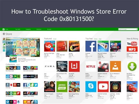 MS Store Error Code 0X80131500 的图像结果