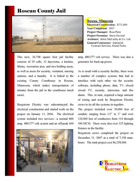 Bergstrom Electric Inc | Where Quality and Customers Matter