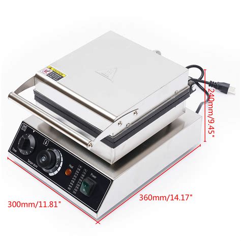 Buy 1500W Nonstick Electric Waffle Maker Baker Machine Puff Bubble Cake ...