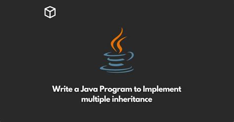 Image result for Multiple Inheritance in Java