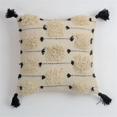 Artisan Hand-Tufted Monochrome Cushion Covers – Urban Nivasa